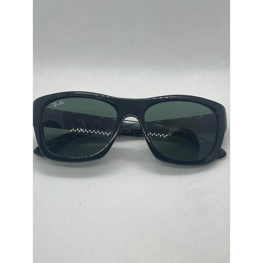 Ray Ban RB4194 601 53 Sunglasses Black‎ Rectangular Frame Grey Lens Women